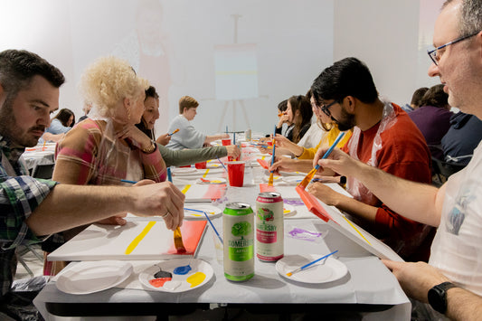 Team building activities - painting in the Event Studio / Video