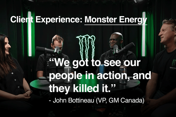 We produced a 2 day livestream for Monster Energy Canada