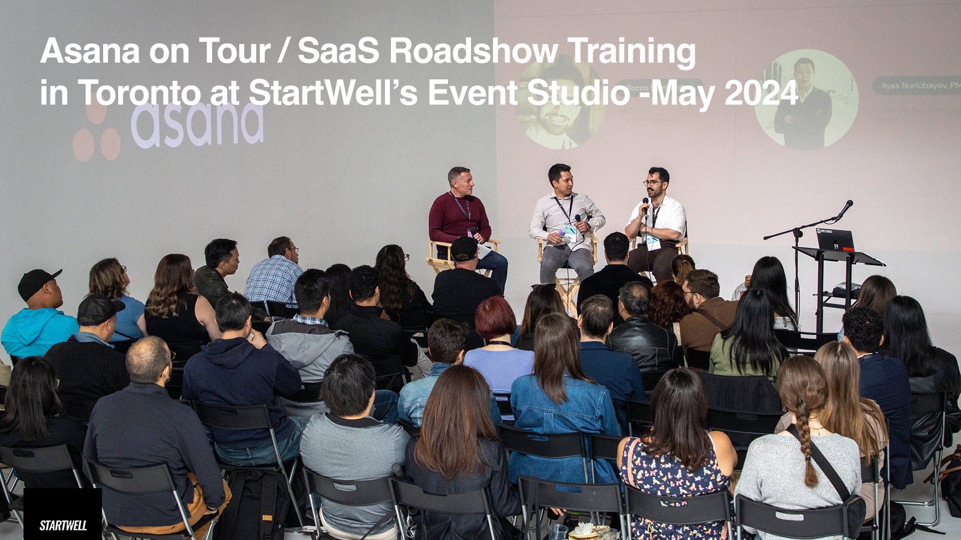 Load video: Asana on Tour | SaaS/Software training event in Toronto at StartWell