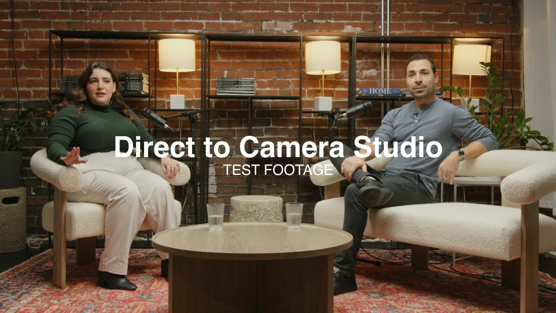 Load video: Direct to Camera - Corporate Film Studio in Toronto at StartWell 