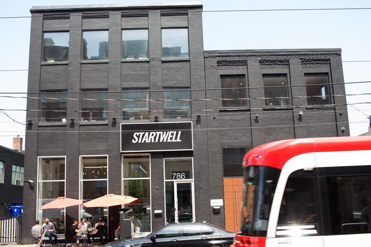 StartWell’s King Street West Hub, with 17,000 square feet spread between 2 buildings and 4 floors which houses 50+ local startups