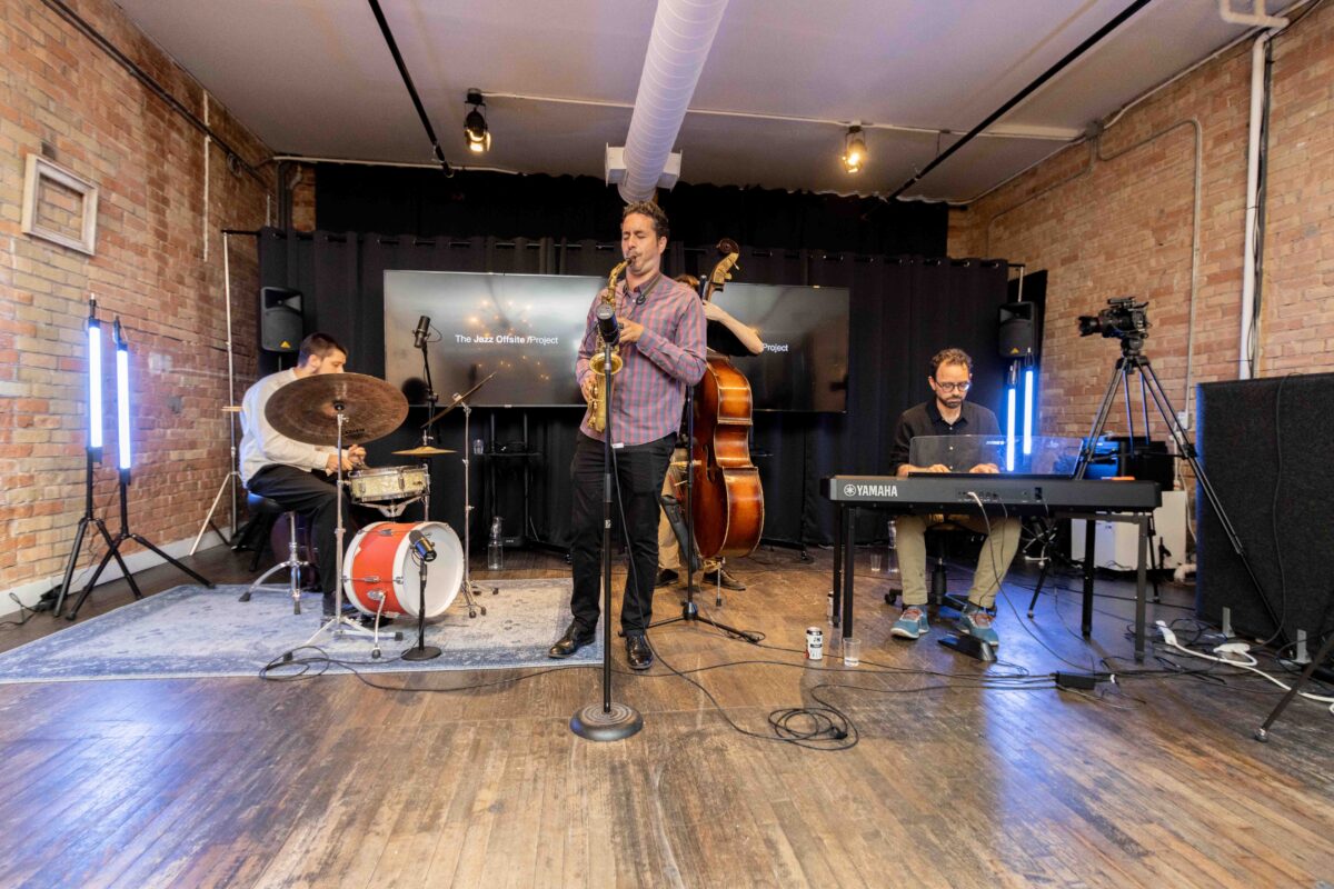 Live jazz at StartWell in Toronto on June 22nd 2023 in the Offsite Venue